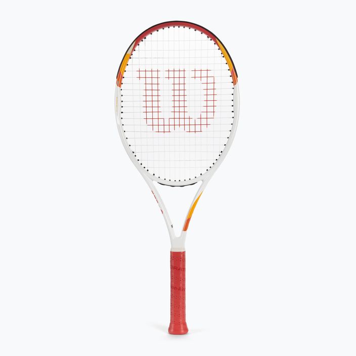 Racchetta da tennis Wilson Six One rossa e bianca WR125010