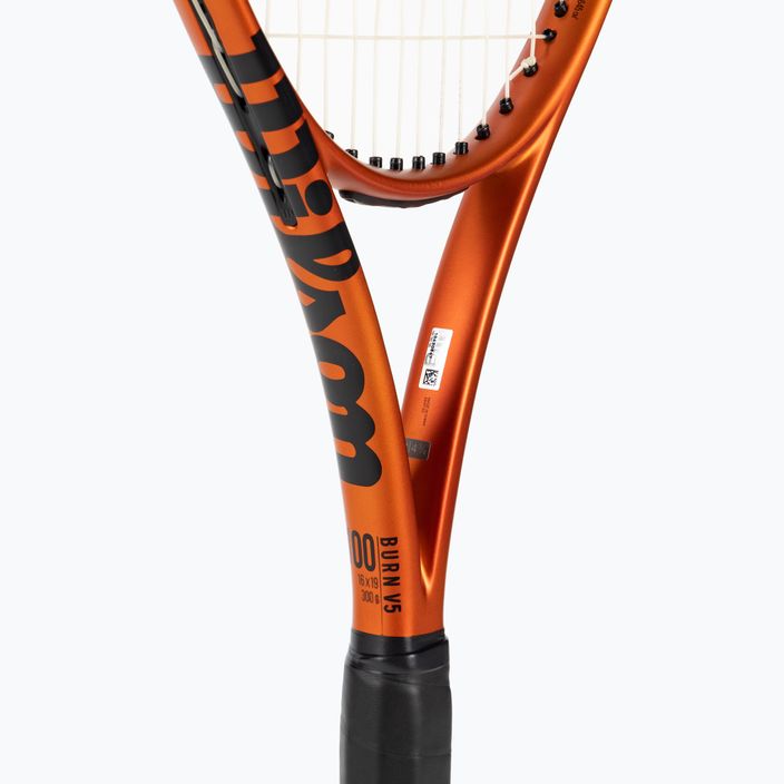Wilson Burn 100 V5.0 racchetta da tennis arancione WR108810 4