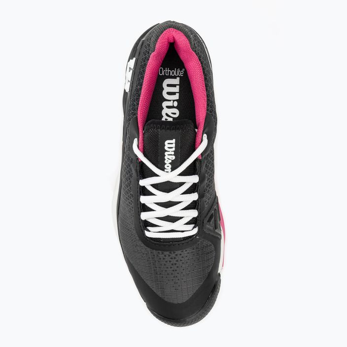 Scarpe da tennis da donna Wilson Rush Pro 4.0 Clay nero/rosa/bianco 5