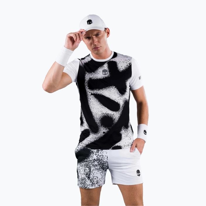 Camicia da tennis da uomo HYDROGEN Spray Tech bianco 2