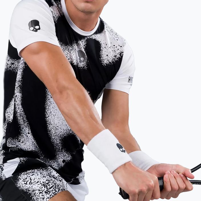 Camicia da tennis da uomo HYDROGEN Spray Tech bianco 4