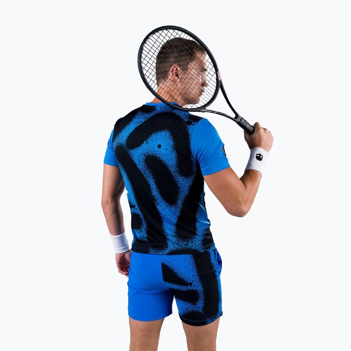Camicia da tennis da uomo HYDROGEN Spray Tech bluette 2