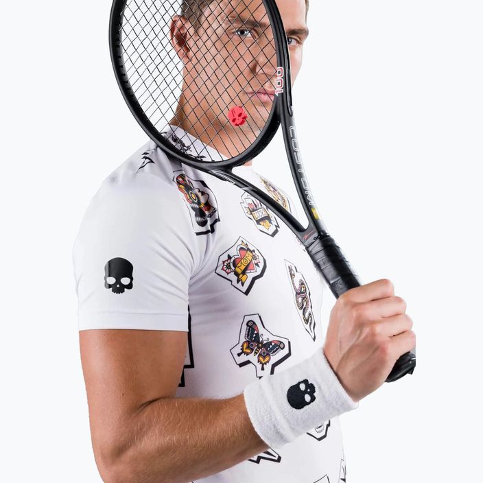 Maglietta da tennis da uomo HYDROGEN Tattoo Tech bianco 5