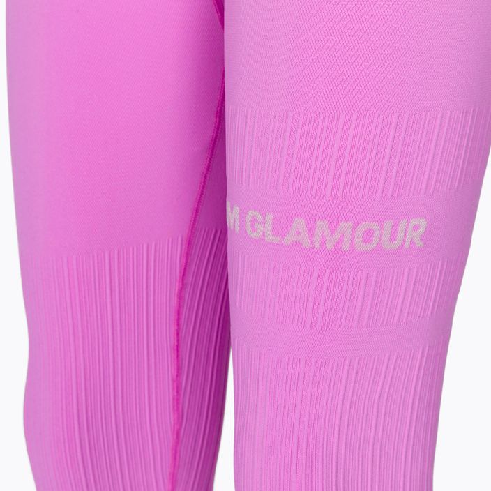 Leggings da allenamento da donna Gym Glamour Push Up rosa 8