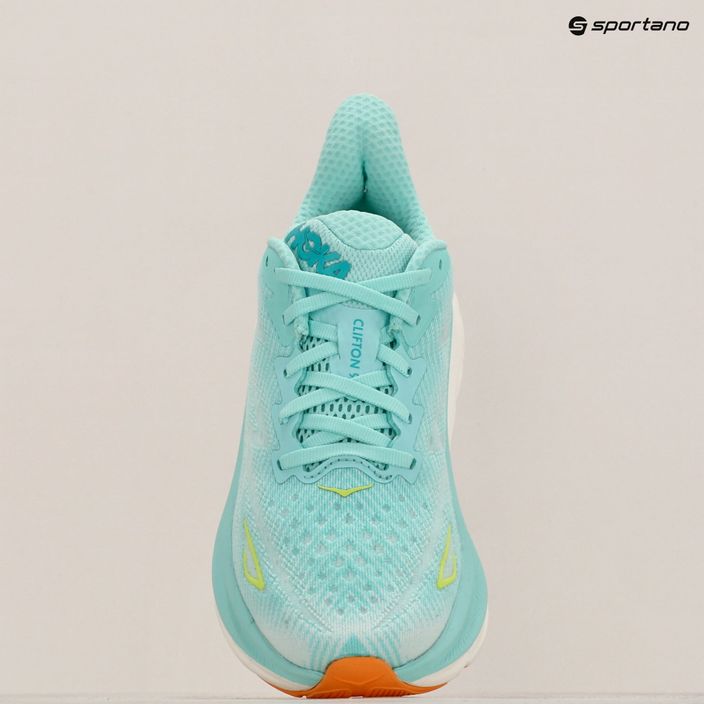 Scarpe da corsa da donna HOKA Clifton 9 seafoam/aqua breeze 9