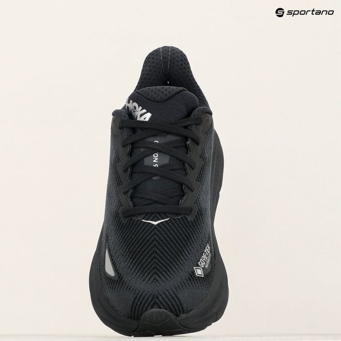 Scarpe da corsa da uomo HOKA Clifton 9 GTX nero/nero 8