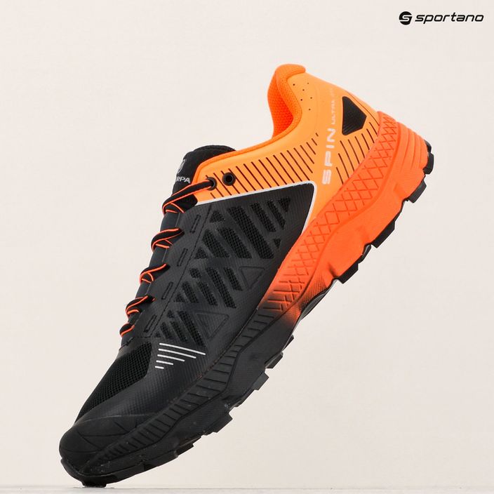 Scarpe da corsa da uomo SCARPA Spin Ultra GTX arancione fluo/nero 20