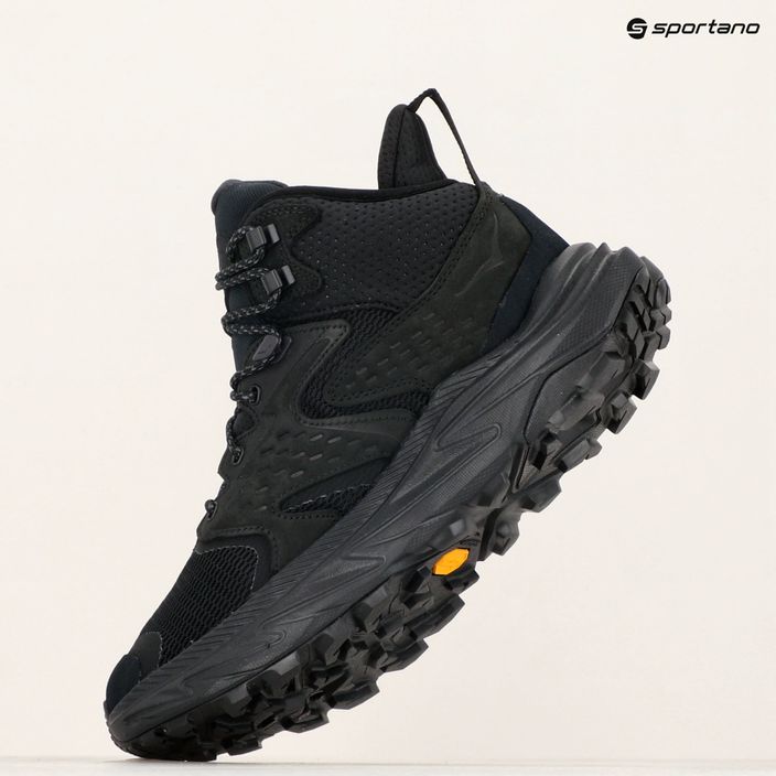 HOKA scarpe da trekking da uomo Anacapa 2 Mid GTX nero/nero 3