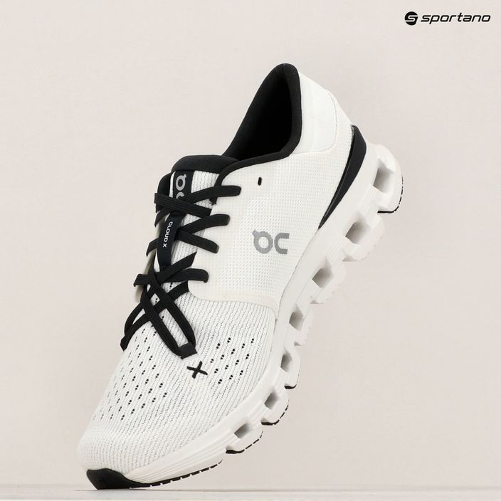 Scarpe da corsa On Running Cloud X 4 avorio/nero da uomo 16