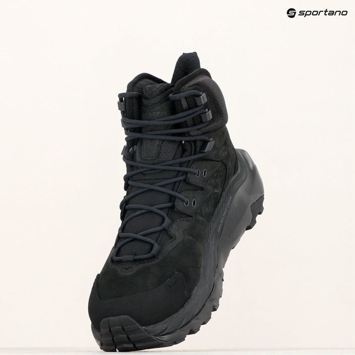 Scarpe da trekking da uomo HOKA Kaha 2 GTX nero/nero 3