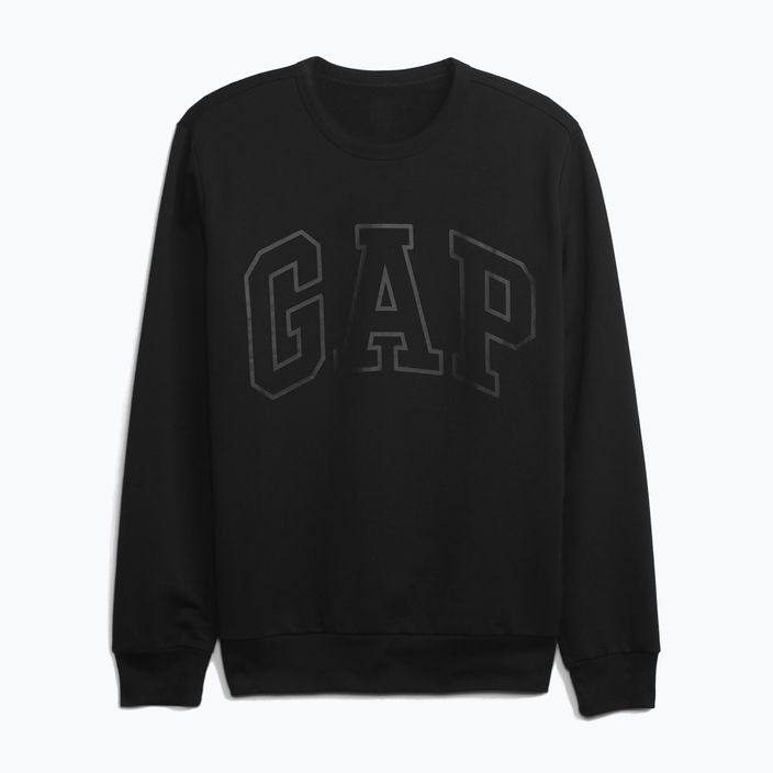 Felpa uomo GAP Logo Crewneck nero 5