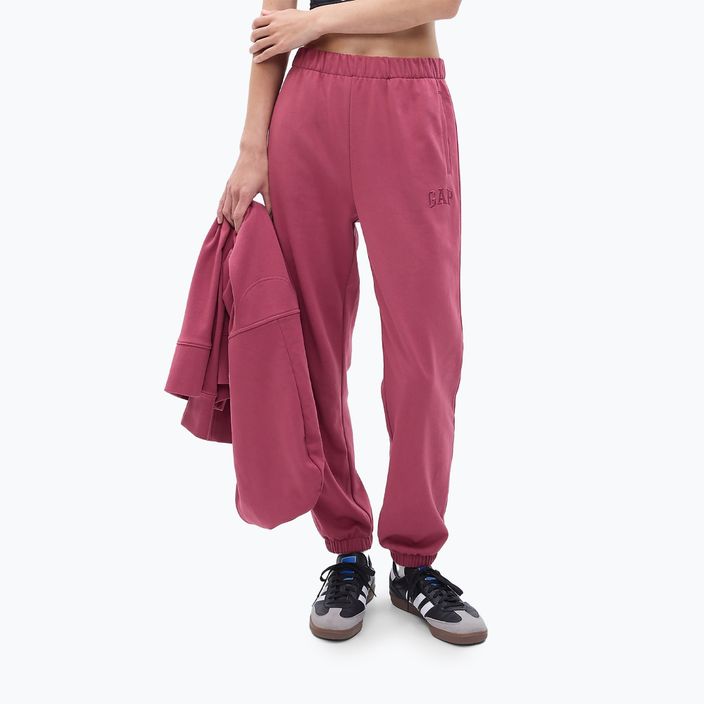 Pantaloni donna GAP Frch Exclusive Easy HR Jogger dry rose