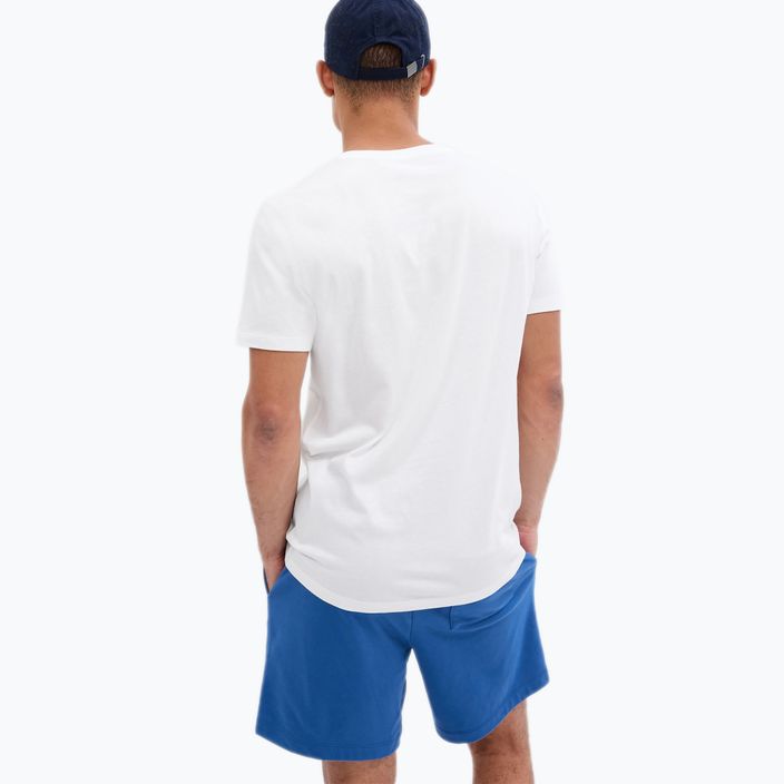 GAP Micro Logo Crew Neck Tee Uomo bianco globale 3