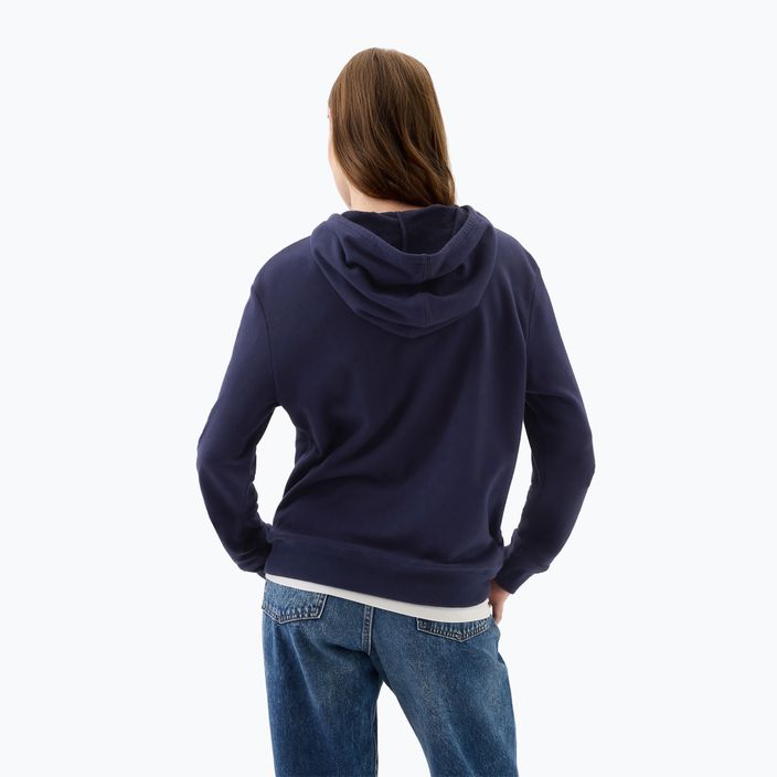 Felpa con cappuccio GAP Heritage French Logo Donna navy 3