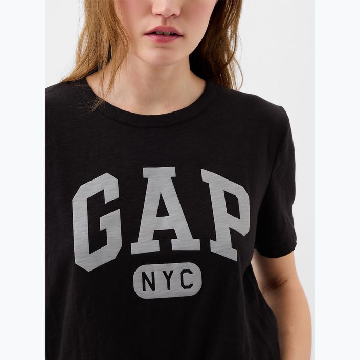 GAP Logo Slub Tee donna nero 4