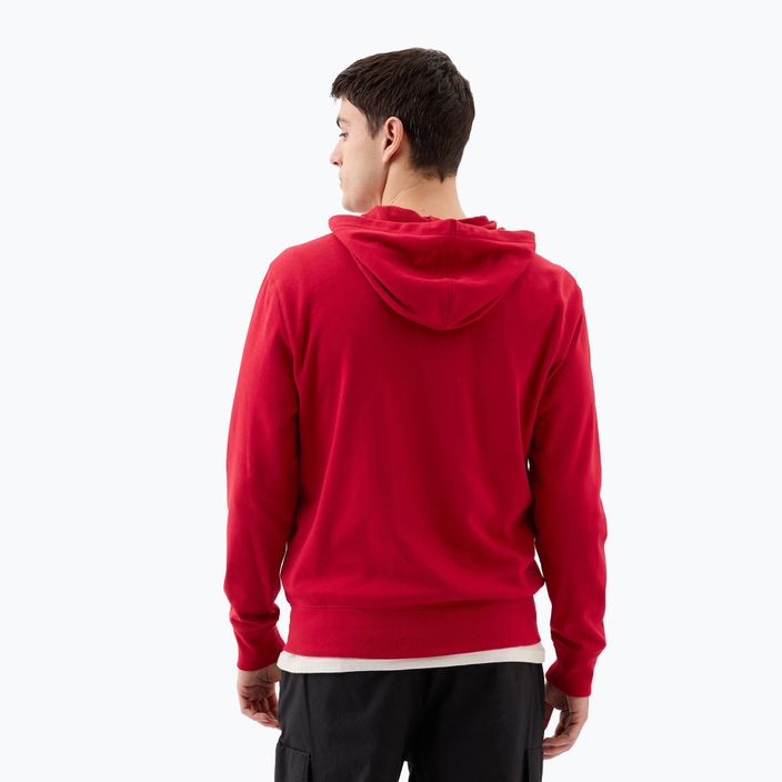 Felpa GAP Heritage French Terry Fullzip Logo uomo lasalle rosso 3