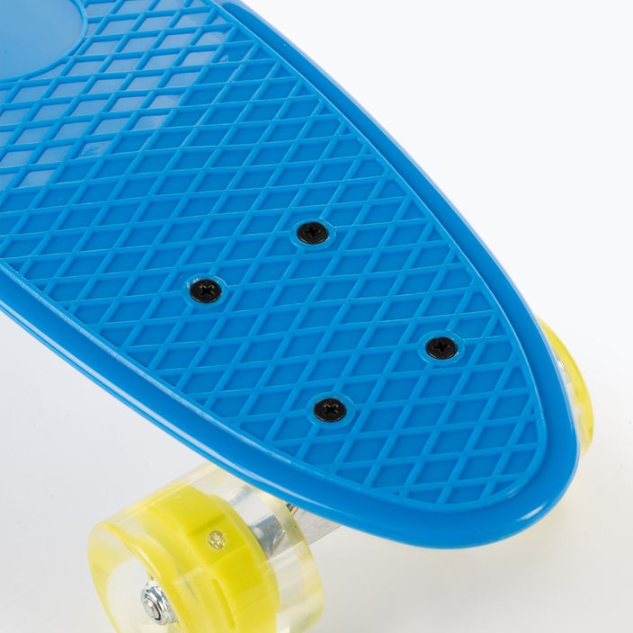 Skateboard fishelic per bambini Meccanica PW-506 LED blu 7