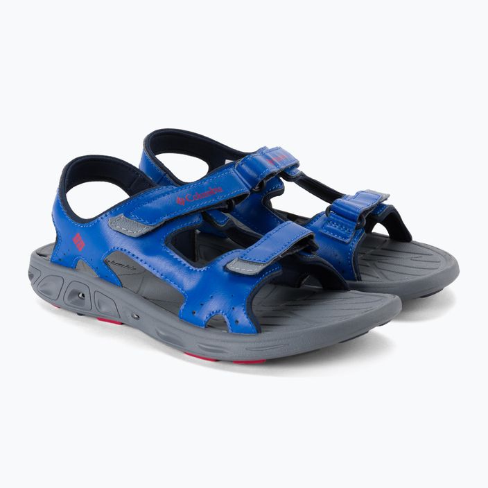 Columbia Techsun Vent X blu tempestoso/rosso montagna sandali da trekking per bambini 5