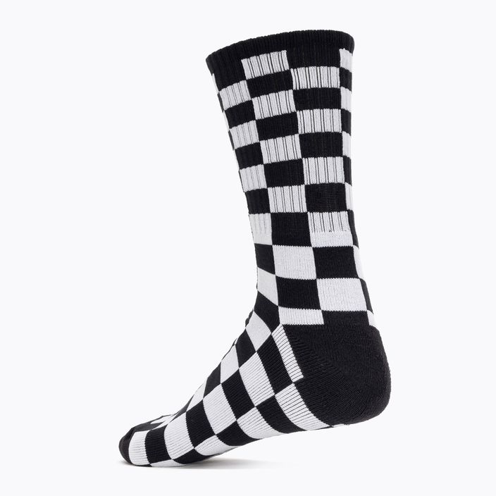 Calzini Vans Checkeboard Crew II nero/bianco a scacchiera da uomo 2