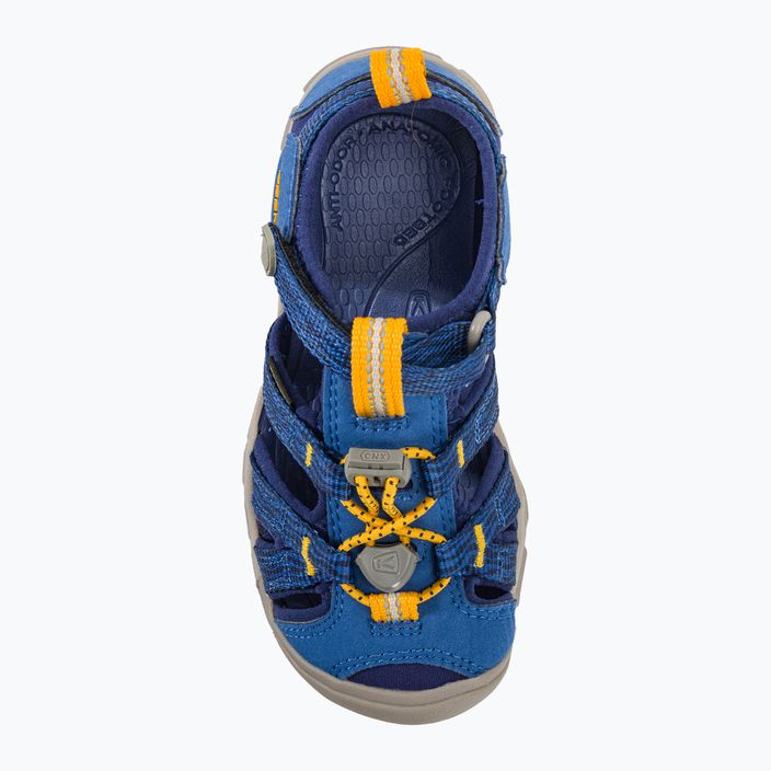 KEEN Seacamp II CNX, sandali da trekking per bambini in profondità blu e cobalto 6