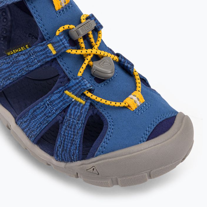 KEEN Seacamp II CNX, sandali da trekking per bambini in profondità blu e cobalto 7