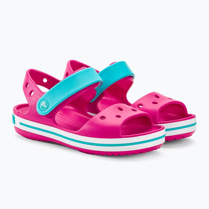 Crocs Crockband Bambini Sandali rosa confetto/piscina 4