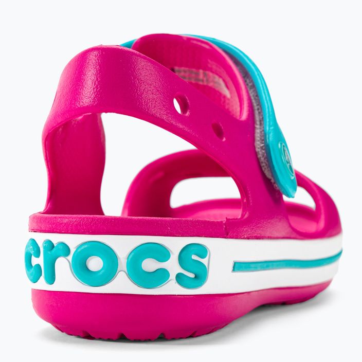 Crocs Crockband Bambini Sandali rosa confetto/piscina 9