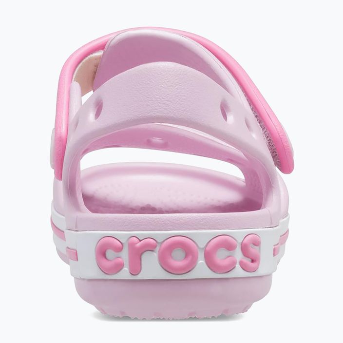 Crocs Crockband Bambini Sandalo ballerina rosa 12