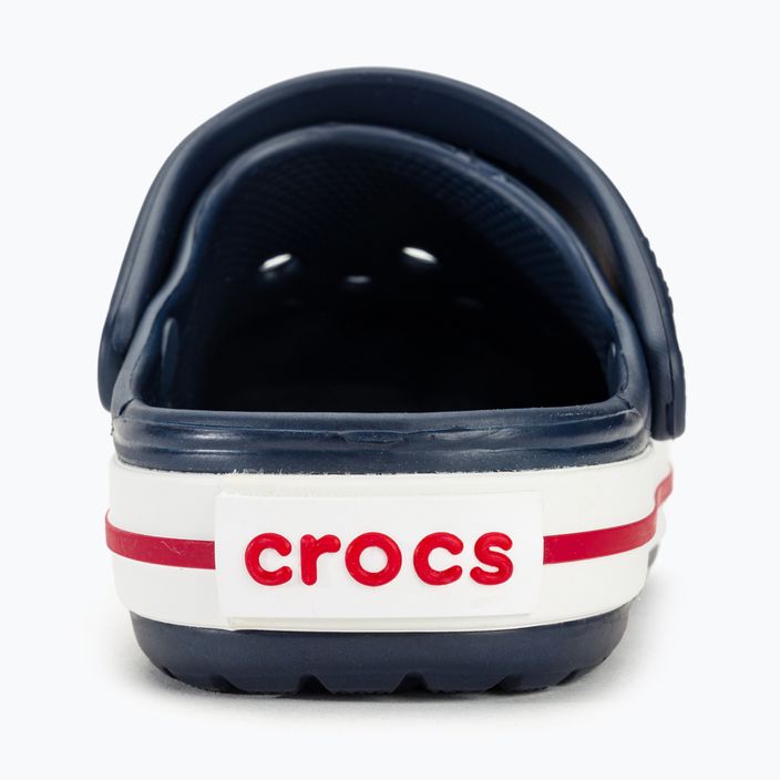 Infradito Crocs Crocband Clog per bambini, navy/rosso 8