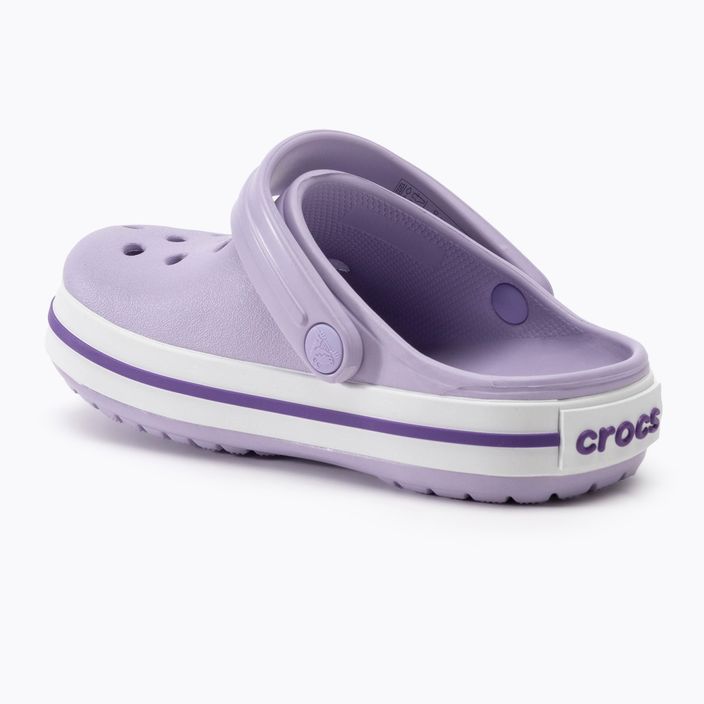 Ciabatte Crocs Crocband Clog per bambini lavanda/neon 4