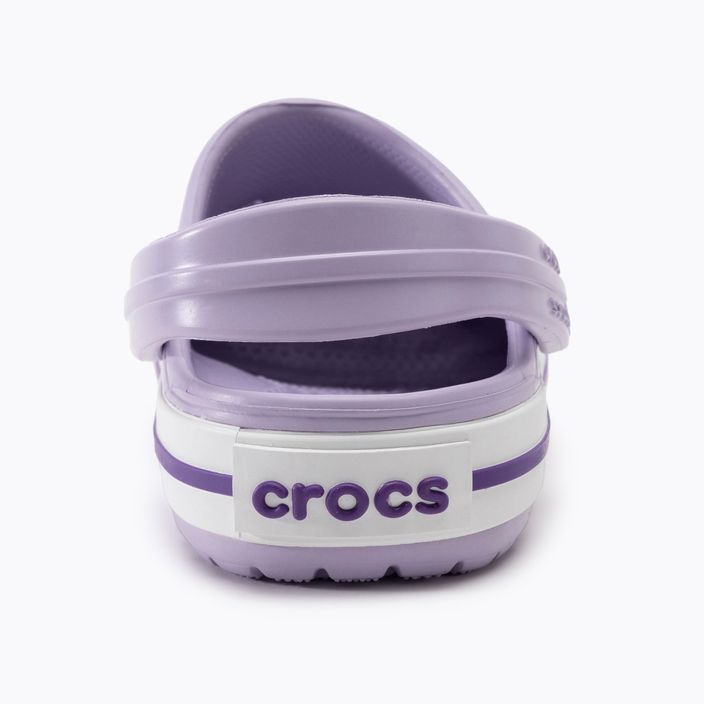 Ciabatte Crocs Crocband Clog per bambini lavanda/neon 7