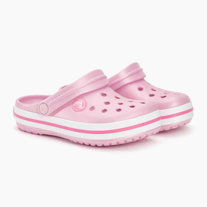 Crocs Crocband Clog ballerina rosa infradito per bambini 5