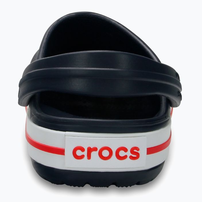 Infradito Crocs Crocband Clog per bambini, navy/rosso 8