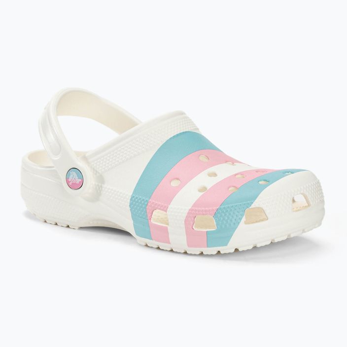 Crocs Classic Seasonal Printed infradito bianco/multi 2