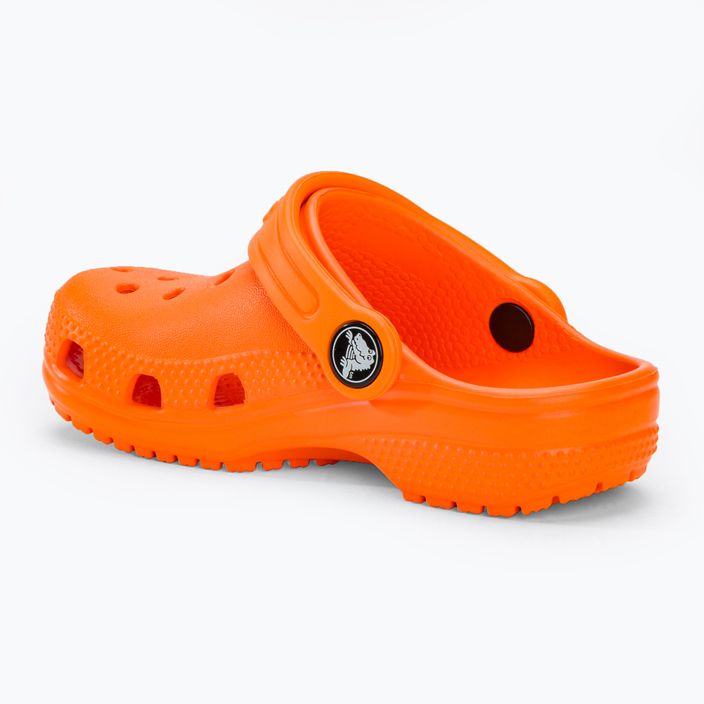 Infradito Crocs Classic Clog T arancione zing per bambini 4