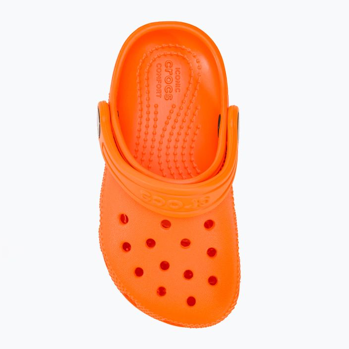 Infradito Crocs Classic Clog T arancione zing per bambini 6