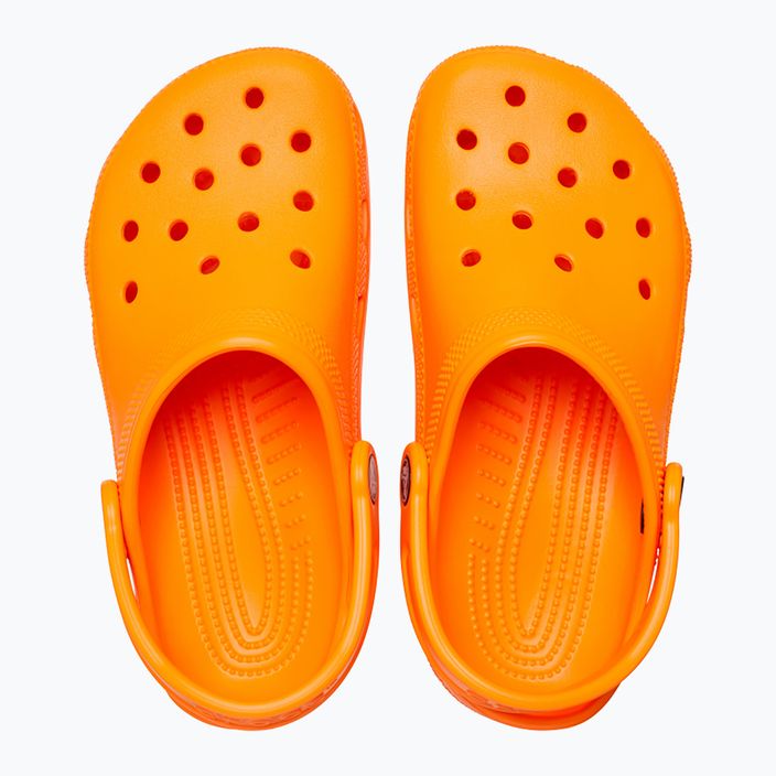 Infradito Crocs Classic Clog T arancione zing per bambini 12
