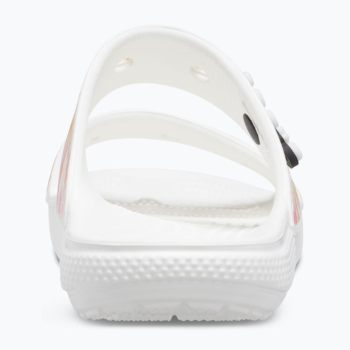 Crocs Classic Crocs Tie-Dye Graphic Sandal infradito multi/bianco 10
