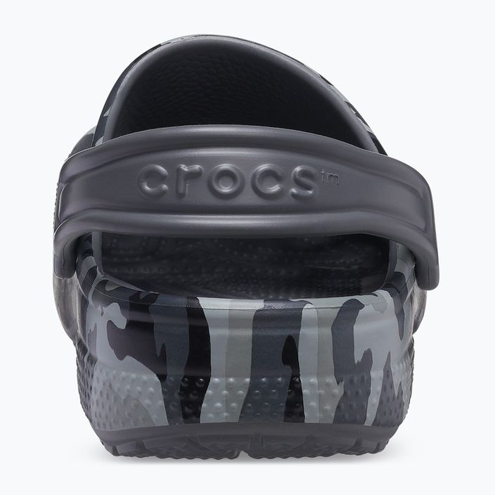 Crocs Classic Camo Clog T nero/grigio infradito per bambini 13