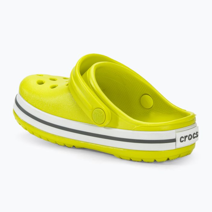 Crocs Crocband Clog per bambini Ciabatte grigio/agrumi 4