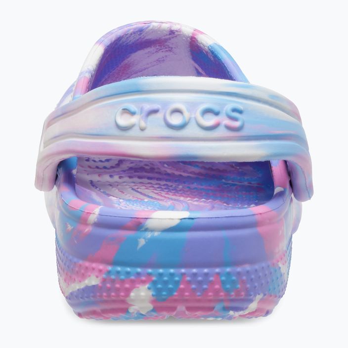 Crocs Classic Marbled Clog K bianco/rosa infradito per bambini 14