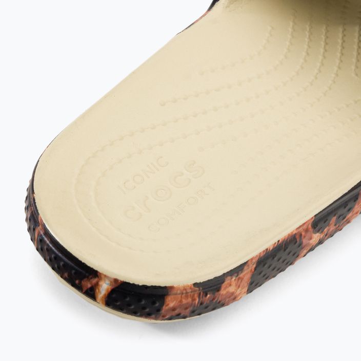 Crocs Classic Crocs Animal Remix Slide infradito osso/leopardo 8
