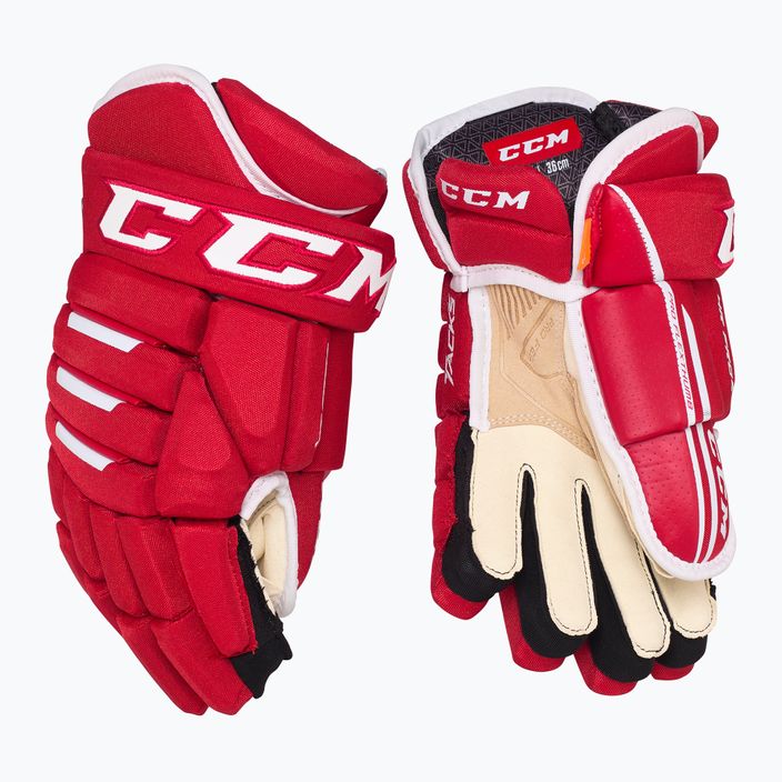 Guanti da hockey CCM Tacks 4R Pro2 SR rosso 2