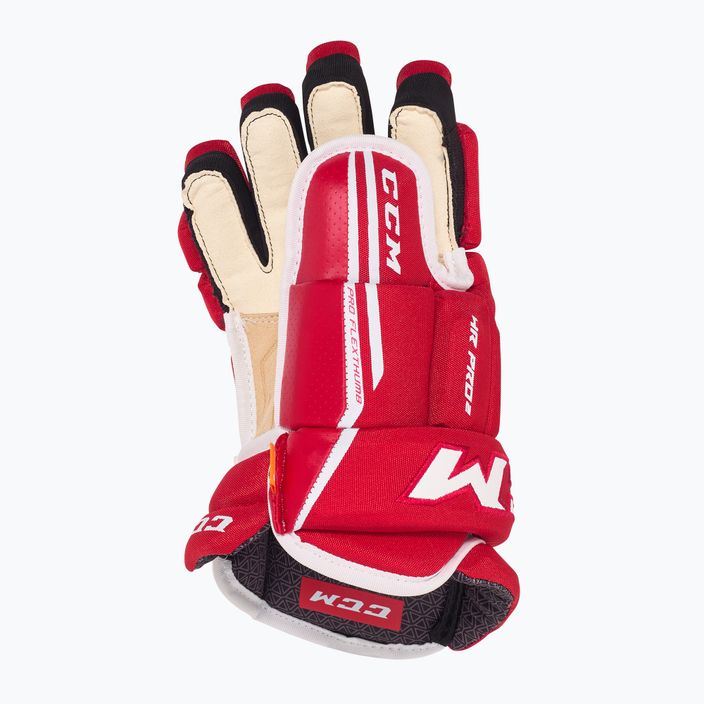 Guanti da hockey CCM Tacks 4R Pro2 SR rosso 3