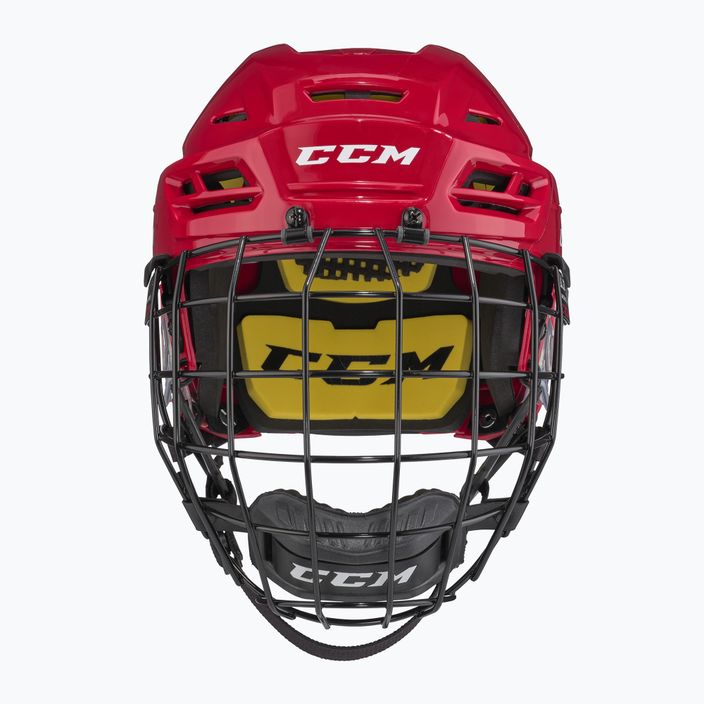 Casco da hockey CCM Tacks 210 Combo rosso 2