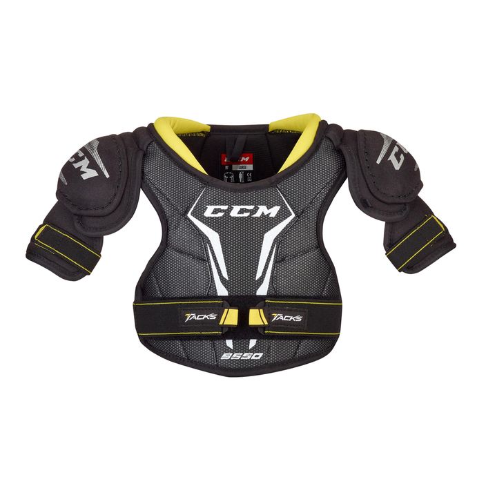 Spallacci da hockey per bambini CCM Tacks 9550 JR nero/verde 2