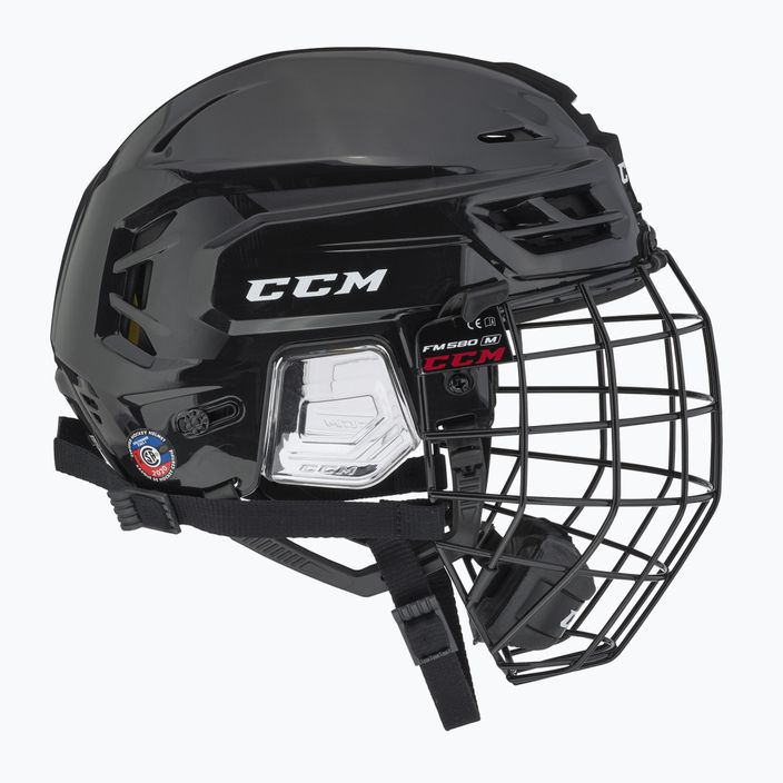 Casco da hockey CCM Tacks 210 Combo nero 3