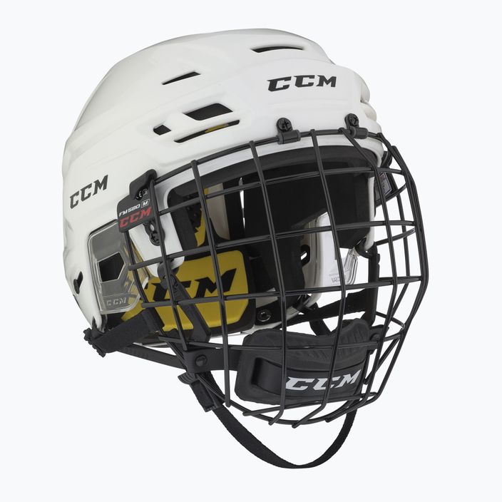 Casco da hockey CCM Tacks 210 Combo bianco