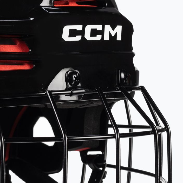 Casco da hockey CCM Tacks 70 Combo nero 6