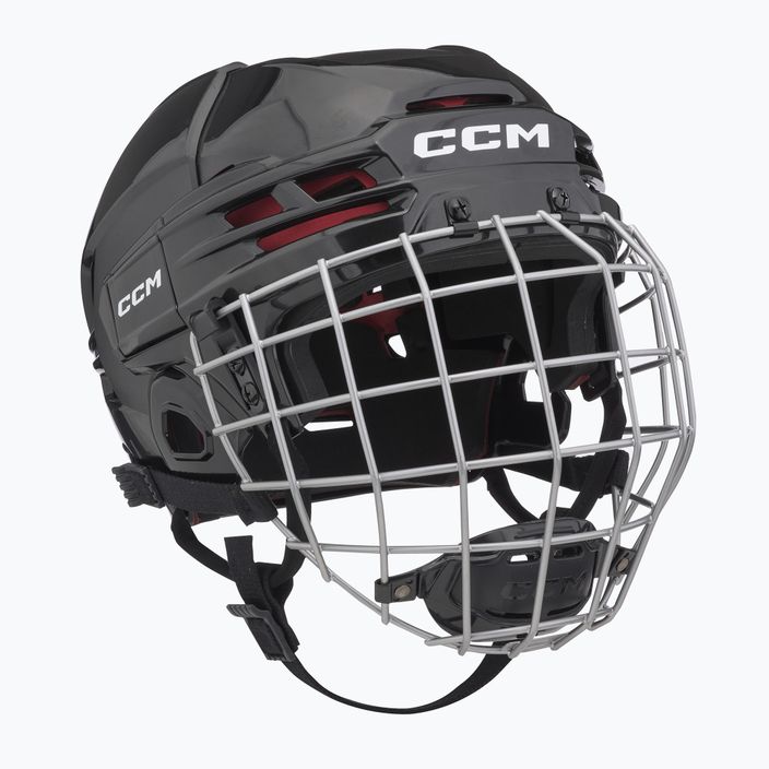Casco da hockey per bambini CCM Tacks 70 Combo nero 6